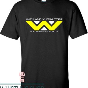 Aliens Movie T-Shirt Weyland Yutani Corp Alien 80s