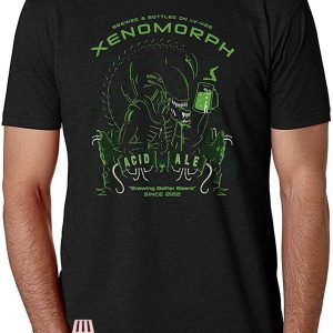 Aliens Movie T-Shirt Xenomorph Acid Ale Comedy Sci Fi