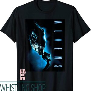 Aliens Movie T-Shirt Xenomorph Retro Poster