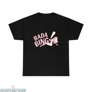 Bada Bing T-Shirt Sopranos Adult Retro TV Funny Fan Tee