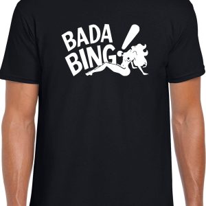Bada Bing T-Shirt The Sopranos Gangster Mobster Strip Club