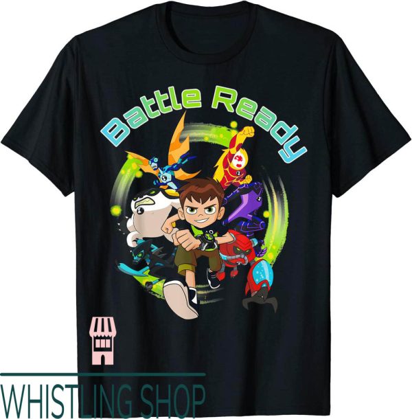 Ben 10 T-Shirt CN Battle Ready Group Shot