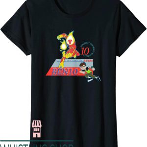 Ben 10 T-Shirt Symbol Column Go Hero Heatblast