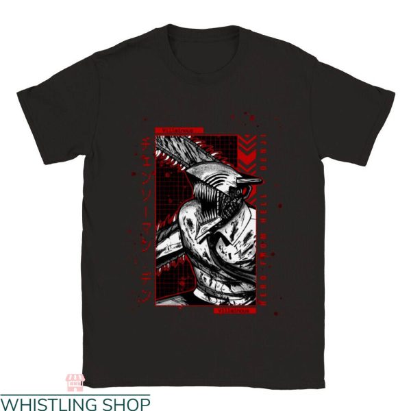 Chainsaw Man T-Shirt Denji Anime And Manga Lover Tee