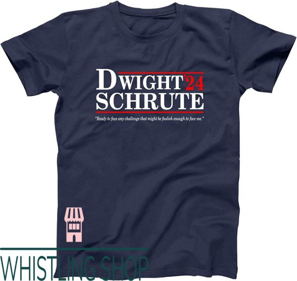 Dwight Schrute T-Shirt Donkey Election Funny Office Farms