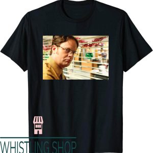 Dwight Schrute T-Shirt The Office Giving A Look
