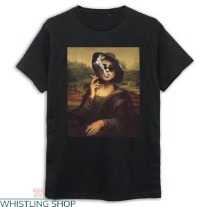 Fight Club T-Shirt Marla Singer As Mona Lisa Art Vintage