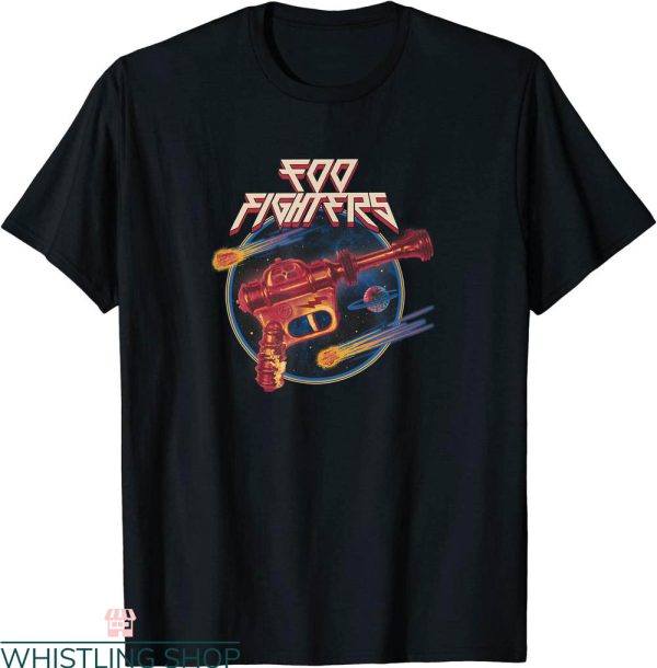 Foo Fighter T-Shirt Raygun Rock Band Music Album Vintage