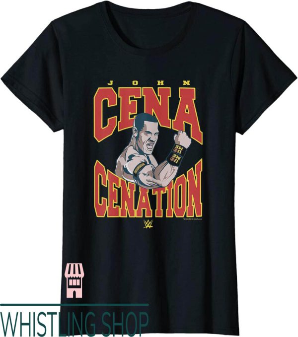 John Cena T-Shirt WWE Cenation Collegiate