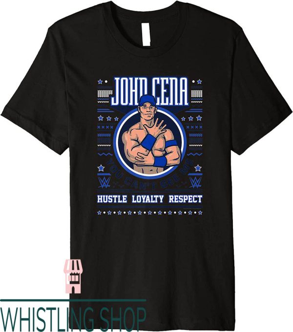 John Cena T-Shirt WWE Christmas Ugly Sweater Premium