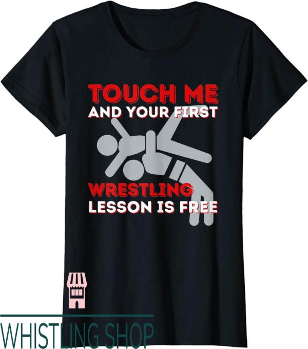 John Cena T-Shirt Your First Wrestling Lesson Free Wrestler