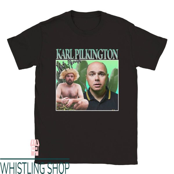 Karl Pilkington T-Shirt Fun Quirky Print Wanderlust Inspired