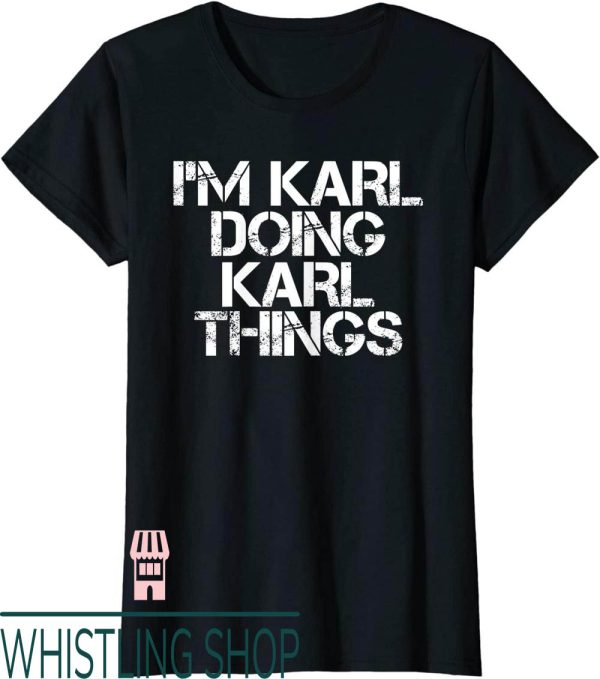 Karl Pilkington T-Shirt Im Doing Funny Christmas Gift Idea