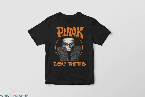 Lou Reed T-Shirt Punk Retro Velvet Underground Vintage Tee