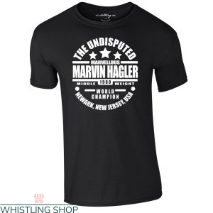 Marvin Hagler T-Shirt Boxing Training 80s Boxing Fight Tee
