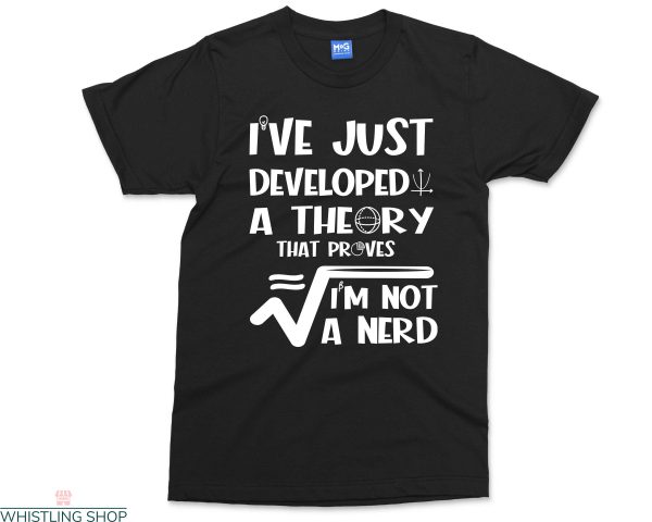 Maths Day T-Shirt World Numbers Day Math Not A Nerd