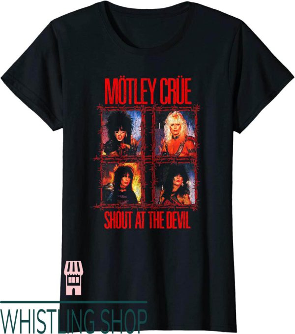 Motley Crue T-Shirt Shout At The Devil Wire