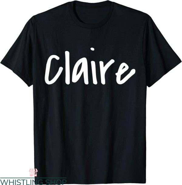 Names On T-Shirt Claire Your Name On It Classic Trendy