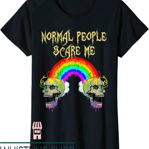 Normal People Scare Me T-Shirt Pastel Goth Horror
