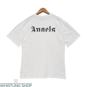 Palm Angels X Moncler T-Shirt Classic Angels Word On Back