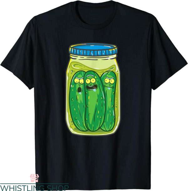 Pickle Rick T-Shirt Jar Rick And Morty Funny Cartoon