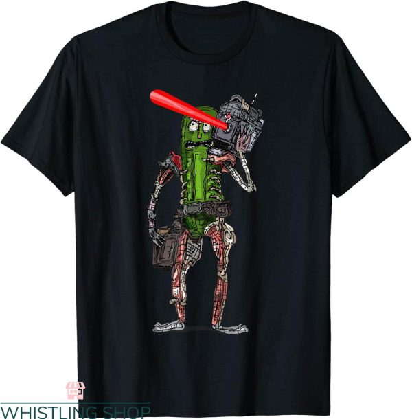 Pickle Rick T-Shirt Mademark X Rick And Morty Laser Beam
