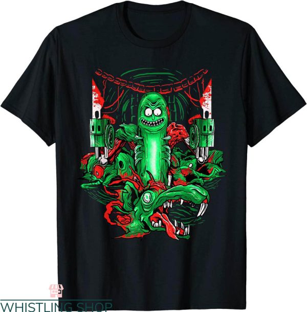 Pickle Rick T-Shirt Pickle Rick And Rats Action Funny