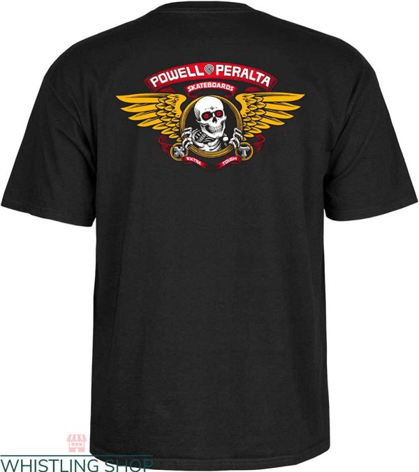 Powell Peralta T-Shirt Winged Ripper Skull Classic Logo