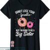 Promoted To Big Sister T-Shirt I’m Announcement Donut Reveal