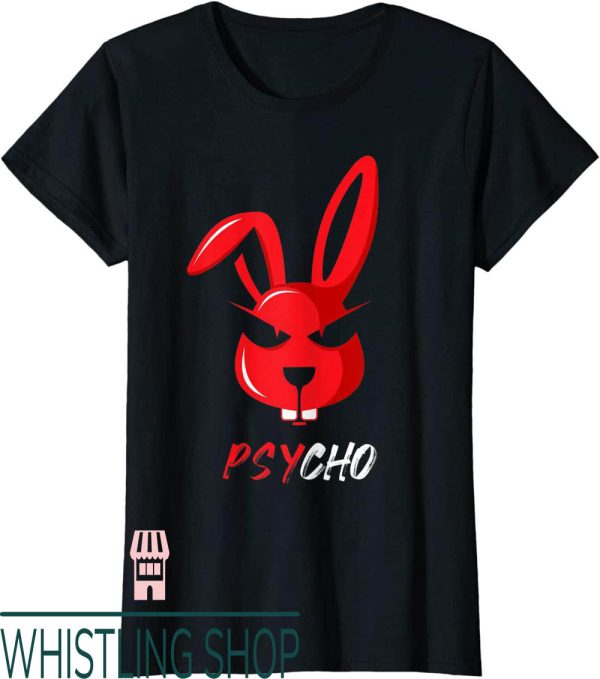 Psycho Bunny T-Shirt Adorable Weird Rabbit Funny
