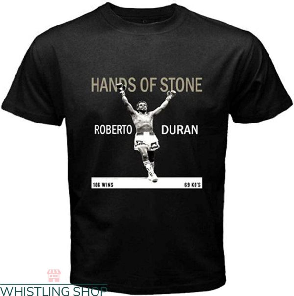 Roberto Duran T-Shirt Hands Of Stone Boxing Legend Tee