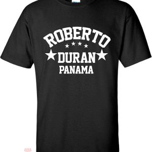 Roberto Duran T-Shirt Panama Champion Boxing Gym Training