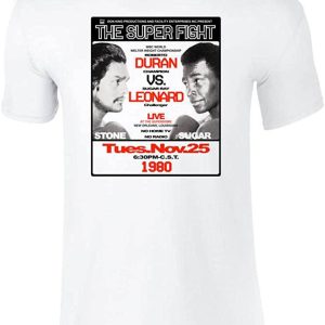 Roberto Duran T-Shirt Roberto Duran V Sugar Ray Leonard