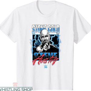 Stone Cold T-Shirt WWE Steve Austin Pointing Poster Tee