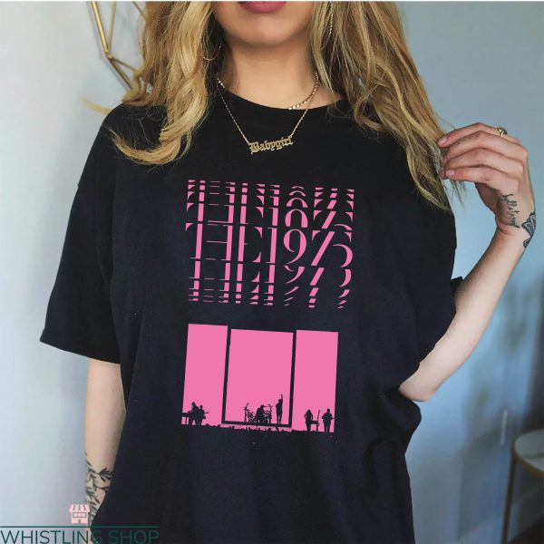 The 1975 T-Shirt Vintage Retro Band Music Tour Pinky Tee