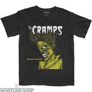 The Cramps T-Shirt Bad Music Rock Band Vintage Tee