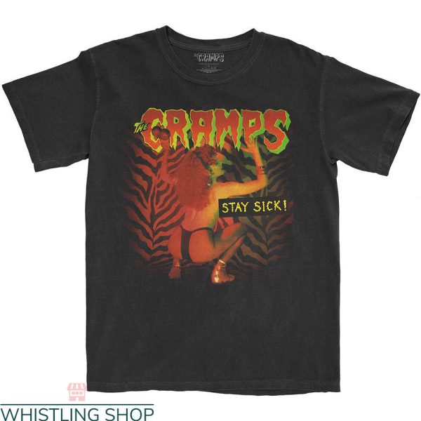 The Cramps T-Shirt Stay Sick Rock Band Music Vintage Tee