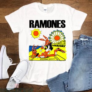 The Ramones T-Shirt Vintage 1988 Ramones Rockaway Beach