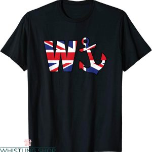W Anchor T-Shirt W’anker Funny Anchor United Kingdom Tee