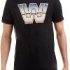 WWE UK T-Shirt Retro W Professional Wrestling Champion Tee