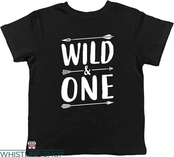 Wild One T-Shirt Funny First Birthday Party Cute Tee