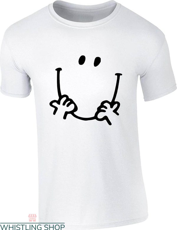 World Book Day T-Shirt Mr. Happy Funny Book Lovers Tee