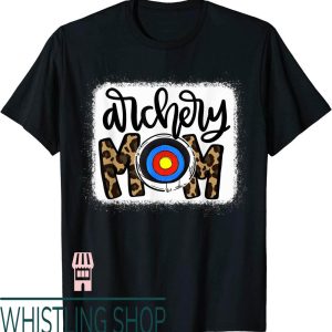 Archery Shooters T-Shirt Mom Leopard Mama