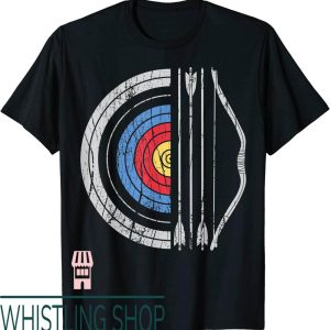Archery Shooters T-Shirt Target Bow And Arrow Retro Vintage