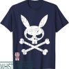 Bad Bunny Vintage T-Shirt Scary Crossbones Rabbit Horror