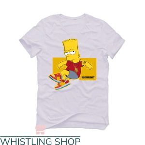 Bart Simpson Dunks T-Shirt Bart Simpson Cooling Illcurency