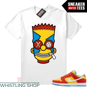 Bart Simpson Dunks T-Shirt Dunk Bart Sneaker Match Tee Shirt