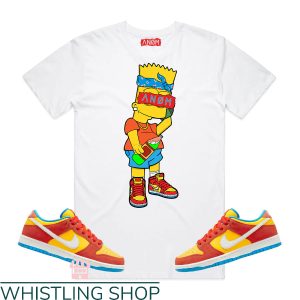 Bart Simpson Dunks T-Shirt Nike Dunks Bart Simpson Anom Tee