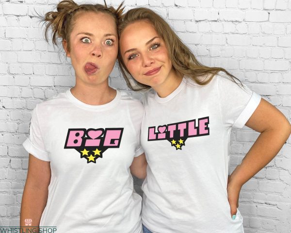 Big And Little T-Shirt Reveal Sorority Greek Letters Family