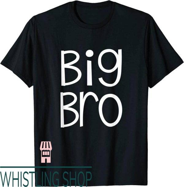 Big Bro T-Shirt Older Brother Matching Siblings Family